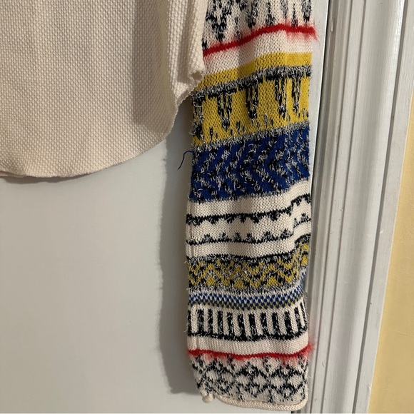 FREE PEOPLE | Fairground Striped Sleeve Top - Picture 6 of 11